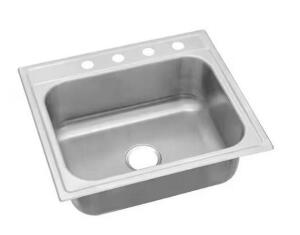 Pergola 25 in. Drop-in Single Bowl 20-Gauge Stainless Steel Kitchen Sink Only