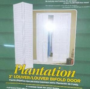 PLANTATION 3" LOUVER BIFOLD DOOR