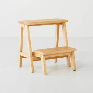 18" Wood Kitchen Step Stool