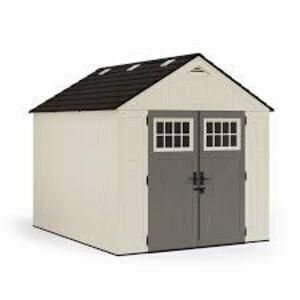 DESCRIPTION: (1) OUTDOOR STORAGE SHED BRAND/MODEL: SUNCAST #32XT06 INFORMATION: VANILLA SIZE: 8-3/8 X 10-1/4 X 8-5/8 547 CU FT CAPACITY RETAIL$: $1,63