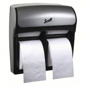 DESCRIPTION: (3) HIGH CAPACITY BATH TISSUE DISPENSER BRAND/MODEL: SCOTT #44519 RETAIL$: $75.58EA QTY: 3