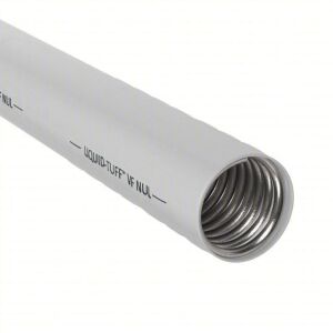 DESCRIPTION: (1) FLEX METAL CONDUIT BRAND/MODEL: LIQUID-TUFF #5YH68 INFORMATION: GRAY SIZE: 3/8 IN TRADE SIZE, GRAY, 2 IN BEND RADIUS, 100 FT NOMINAL