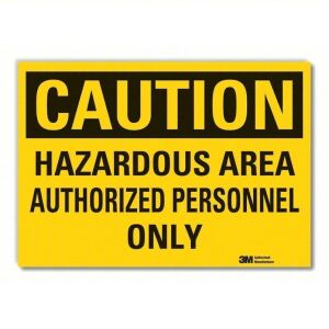 DESCRIPTION: (1) CAUTION SIGN INFORMATION: PLASTIC RETAIL$: $14.25 EA QTY: 1