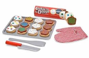 DESCRIPTION: (2) SLICE & BAKE COOKIE SET BRAND/MODEL: MELISSA & DOUG/4047 INFORMATION: 12-COOKIES/12-TOPPINGS RETAIL$: 23.79 EACH SIZE: 13.3"H X 10.45