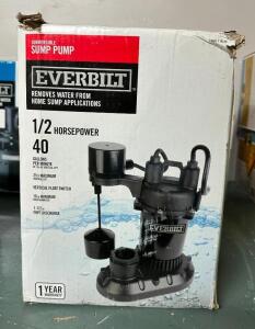 EVERBILT SUMP PUMP