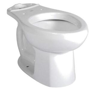 WHITE ELONGATED TOILET BOWL