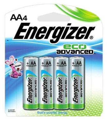 DESCRIPTION: (7) PACKS OF (4) AA BATTERIES BRAND/MODEL: ENERGIZER ECO ADVANCED RETAIL$: $14.33 EA QTY: 7