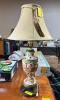 VINTAGE CAPODIMONTE HOLLYWOOD REGENCY ART DECO TABLE LAMP