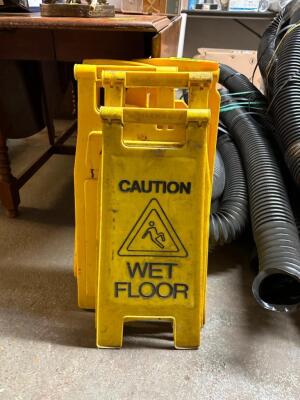 (5)- WET FLOOR SIGNS