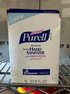 CASE OF PURELL HAND SANITIZER