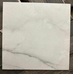 (25)- BOXES OF WHITE CERAMIC TILE