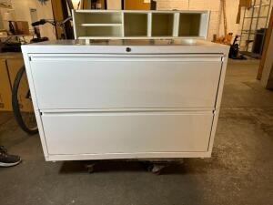 TWO DRAWER LATERAL FILE CABINET