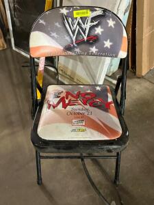 WORLD WRESTLING FEDERATION FOLDING CHAIR