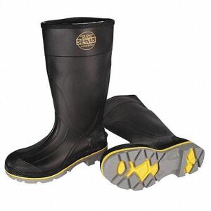 DESCRIPTION: (1) PAIR OF RUBBER BOOTS BRAND/MODEL: HONEYWELL SERVUS #1TZN2 INFORMATION: BLACK RETAIL$: $48.31 EA SIZE: SIZE 10 MENS QTY: 1