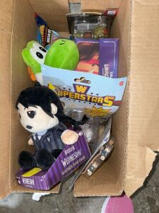 BOX OF ASSORTED TOYS