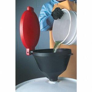 DESCRIPTION: (1) DRUM FUNNEL WITH LID BRAND/MODEL: ULTRATECH #3TZU4 INFORMATION: BLACK AND RED RETAIL$: $131.14 SIZE: 2 GAL CAP QTY: 1