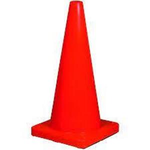 DESCRIPTION: (5) HIGH VISIBILITY SAFETY CONE BRAND/MODEL: NORTH #RWS-50010 INFORMATION: ORANGE RETAIL$: $11.95 EA SIZE: 12 IN QTY: 5