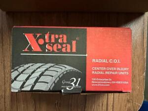 (6)- BOXES OF XTRA SEAL EURO STYLE TIRE PATCHES