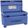 DESCRIPTION: (1) JOB SITE STORAGE BOX BRAND/MODEL: WORKSMART #WS-MH-SITE-002 INFORMATION: BLUE SIZE: 36" WIDE X 17" DEEP X 21-5/16" HIGH RETAIL$: $513