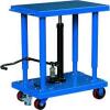 DESCRIPTION: (1) HYDRAULIC SCISSOR CARTBRAND/MODEL: PRO-SOURCE #20243648INFORMATION: BLUE, 2000 LB CAPACITYSIZE: 20" X 40", 15" - 39" LIFT HEIGHTRETAIL$: $1843.08 EAQTY: 1