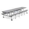DESCRIPTION: (1) FOLDING CAFETERIA TABLE INFORMATION: GRAY, SEE INSPECTION, CRACK IN TABLE RETAIL$: $2102.95 EA QTY: 1
