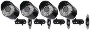 DESCRIPTION: (4) SURVEILLANCE CAMERA AND SECURITY LIGHTS BRAND/MODEL: LOREX #CVC7662PK4B INFORMATION: BLACK RETAIL$: $295.00 TOTAL QTY: 4