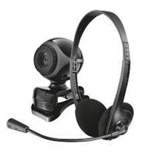 DESCRIPTION: (2) CHATPACK - WEBCAM AND HEADSET WITH MICROPHONE BRAND/MODEL: TRUST INFORMATION: BLACK RETAIL$: $19.25 EA QTY: 2