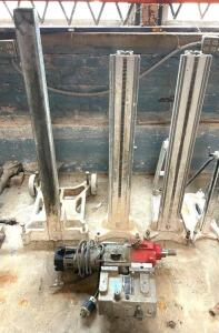 CONCRETE CORING DRILL WITH (3) STANDS