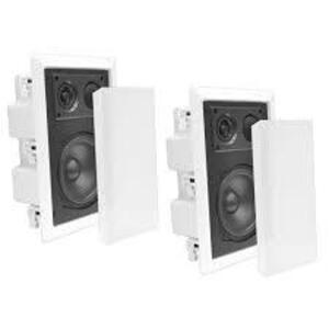 DESCRIPTION: (1) SET OF (2) IN WALL SPEAKER SYSTEM BRAND/MODEL: PYLE INFORMATION: 2 WAY SIZE: 150 W 8" RETAIL$: $112.99 EA QTY: 1