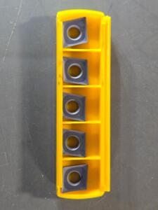 DESCRIPTION: (5) CARBIDE TURNING INSERTS BRAND/MODEL: KENNAMETAL CCGT432HP RETAIL$: $172.75 QTY: 5