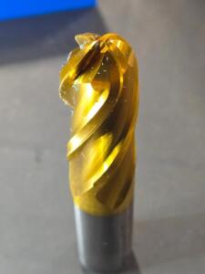 DESCRIPTION: (1) HSS BALL END MILL BRAND/MODEL: NIAGARA 47240 SIZE: 3/4" DIA 1-5/8" RETAIL$: $173.46 QTY: 1