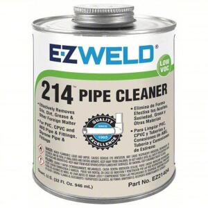 DESCRIPTION: (2) PIPE CLEANER BRAND/MODEL: EZ-WELD 214 #3NZD4 SIZE: 32 OZ RETAIL$: $11.39 EA QTY: 2