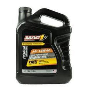 DESCRIPTION: (1) HEAVY DUTY DIESEL ENGINE OIL BRAND/MODEL: MAG1 INFORMATION: 15W-40 SIZE: 1 GALLON RETAIL$: $22.42 EA QTY: 1