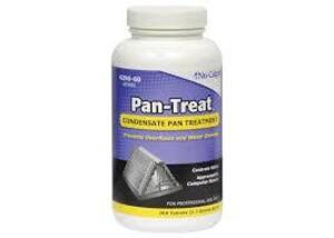 DESCRIPTION: (1) CONDENSATE PAN TREATMENT BRAND/MODEL: NU-CALGON PAN-TREAT #4296-60 SIZE: 200 TABLETS RETAIL$: $27.25 EA QTY: 1