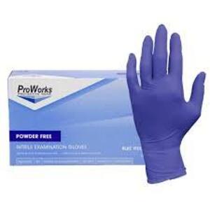 DESCRIPTION: (4) BOXES OF (200) DISPOSABLE GLOVES BRAND/MODEL: PROWORKS #GL-N125FM SIZE: MED RETAIL$: $34.00 EA QTY: 4