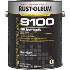 DESCRIPTION: (2) DTM EPOXY MASTIC BASE BRAND/MODEL: RUST-OLEUM INFORMATION: NAVY GRAY SIZE: 1 GALLON RETAIL$: $154.92 EA QTY: 2
