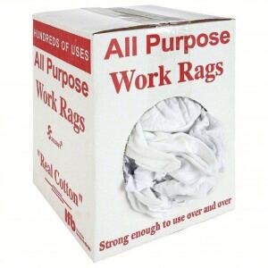 DESCRIPTION: (1) CASE OF CLOTH RAGS BRAND/MODEL: ABILITY ONE #5MN49 SIZE: 5 LB RETAIL$: $35.05 EA QTY: 1