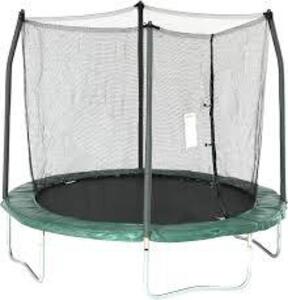 DESCRIPTION: (1) TRAMPOLINE WITH ENCLOSURE COMBO BRAND/MODEL: SKYWALKER #SWTC800 SIZE: 8' RETAIL$: $169.99 EA QTY: 1