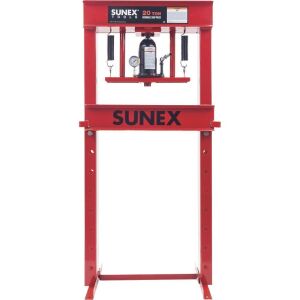 DESCRIPTION: (1) MANUAL SHOP PRESSBRAND/MODEL: SUNNEXINFORMATION: 20 TONRETAIL$: $$979QTY: 1