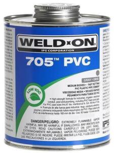 DESCRIPTION: (2) INDUSTRIAL GRADE CLEAR CEMENT BRAND/MODEL: WELD-ON 705 #13971 INFORMATION: CLEAR RETAIL$: $30.05 EA SIZE: 1 QT QTY: 2