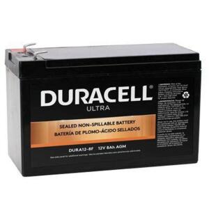 (10) - SLA12-8F Duracell Ultra 12V 8AH AGM Sealed Lead Acid (SLA) Battery with F1 Terminals