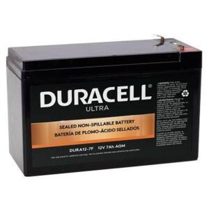 (10) - SLA12-7F Duracell Ultra 12V 7AH AGM Sealed Lead Acid (SLA) Battery with F1 Terminals