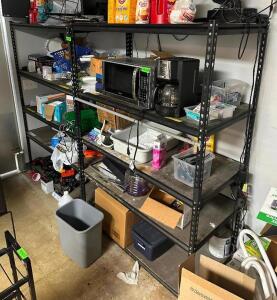 (2) - 6' X 3' MEDIUM DUTY SHELVING UNITS WITH CONTENTS