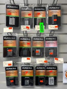 (12) - ASSORTED CAMCORDER BATTERIES