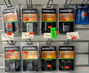 (12) - ASSORTED CAMCORDER BATTERIES