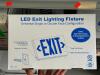 (2) - LED EXIT LIGHT FIXTURES - 2