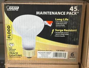 (4)- BOXES OF FEIT INDOOR FLOOD LIGHT BULBS