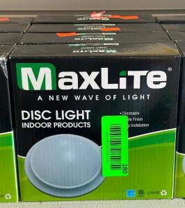 (4)- MAXLITE INDOOR DISC LIGHTS