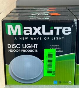 (4)- MAXLITE INDOOR DISC LIGHTS