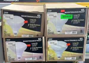 (4)- BOXES OF FEIT INDOOR FLOOD LIGHT BULBS